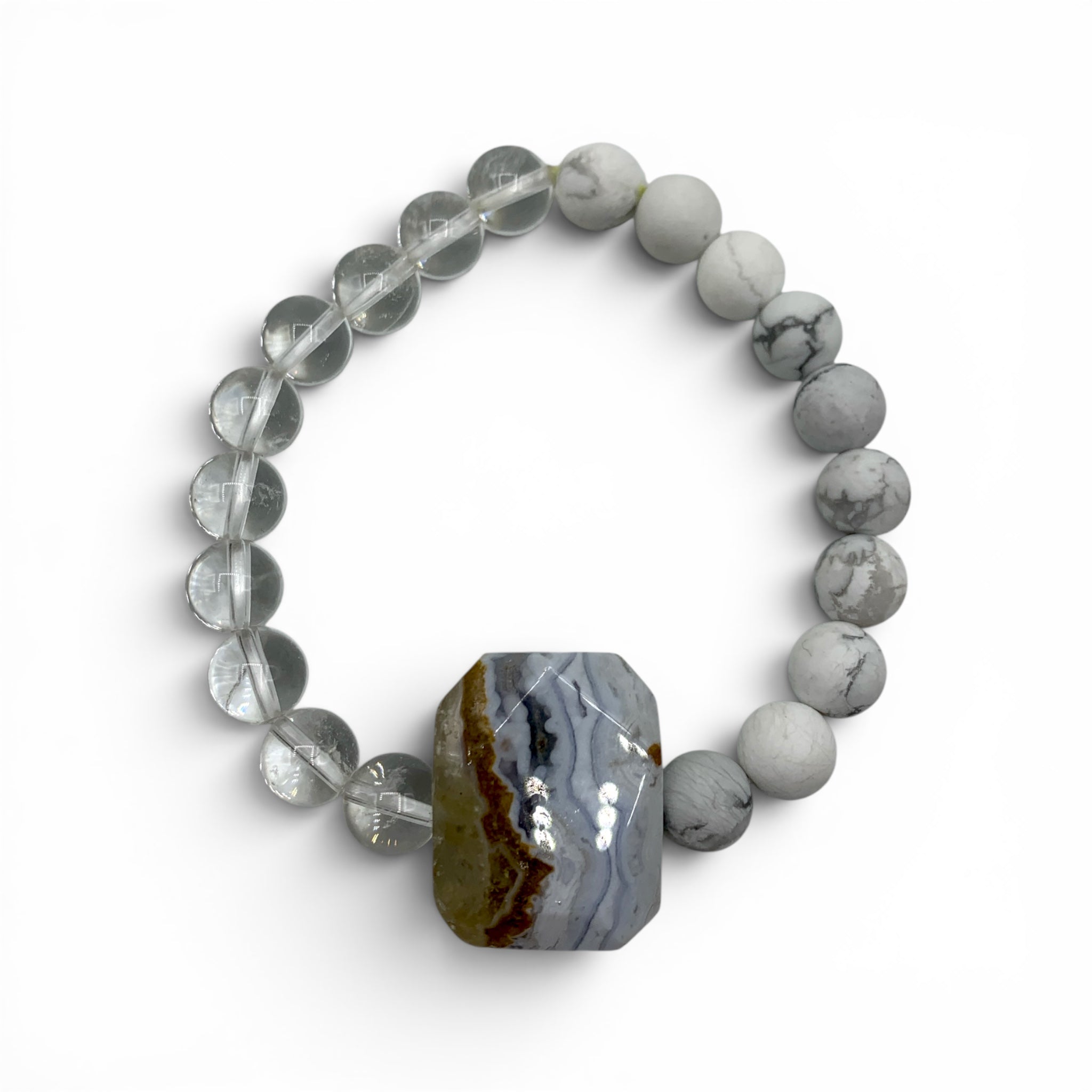 Bracelet - Howlite "Peaceful Balance"